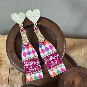 Colorful Birthday Girl Earrings